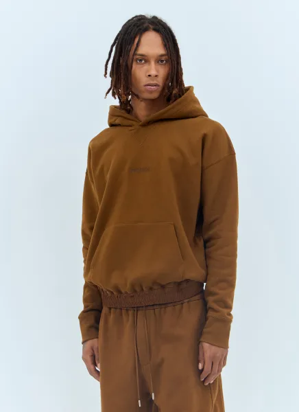 Logo Embroidery Hooded Sweatshirt