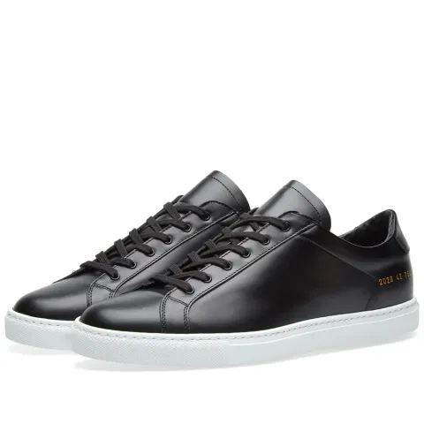 Retro Low Boxed Leather