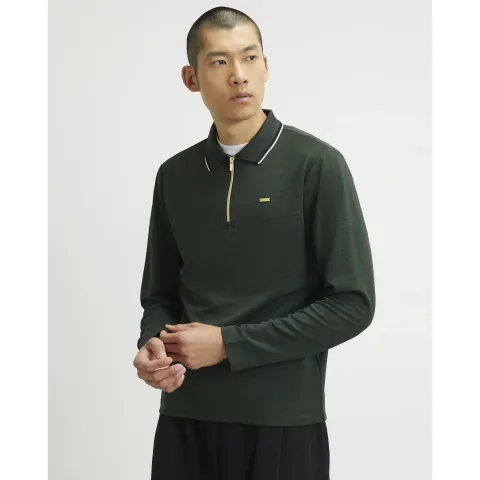 River Island Slim Fit Tipped Polo Shirt