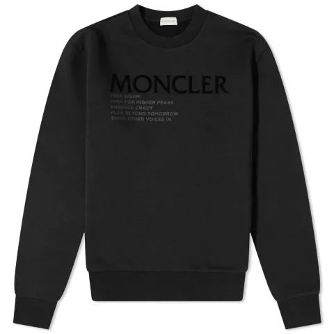 Logo Text Crew Sweat
