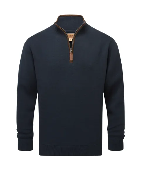 Schöffel Country Marlow Quarter Zip Jumper - Navy