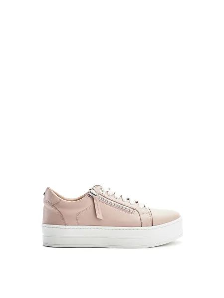 Moda In Pelle Abbee Leather Trainers