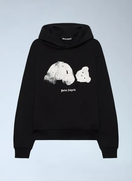 Spray Broken Bear Hooded Sweatshirt
