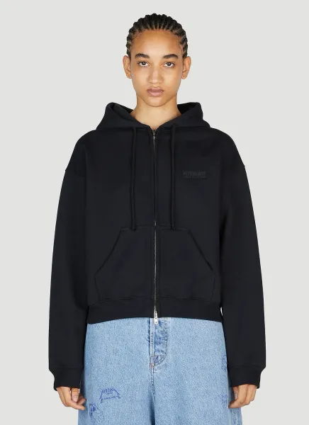 Logo Embroidery Hooded Sweatshirt