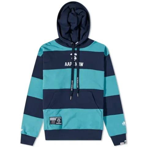 AAPE Stripe Popover Hoody