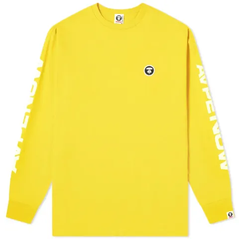 AAPE Long Sleeve Logo Arm T-Shirt