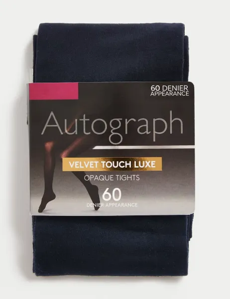 Autograph 60 Denier Velvet Touch Luxe Tights Navy