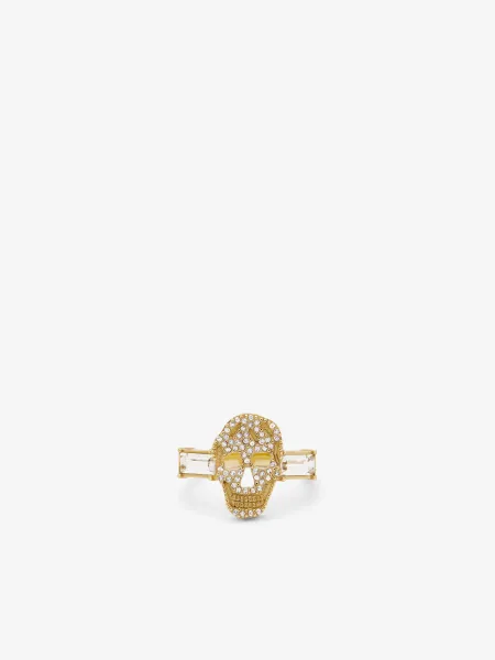 Pavé Skull Ring
