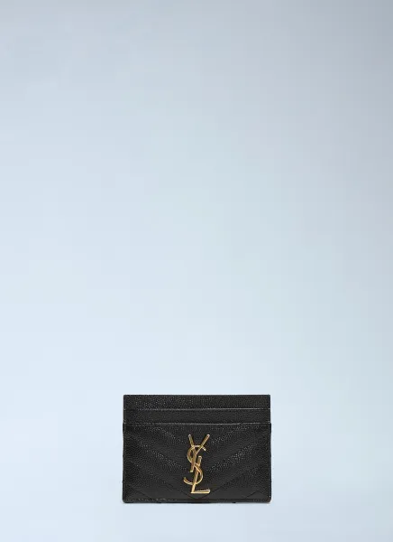 Monogram Grain de Poudre Matelassé Card Case