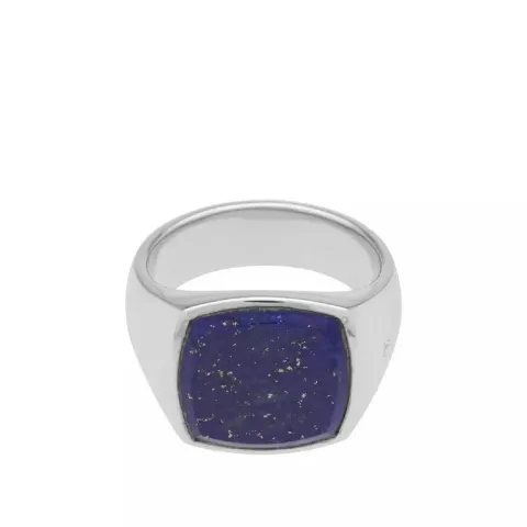 Cushion Blue Lapis Lazuli Ring