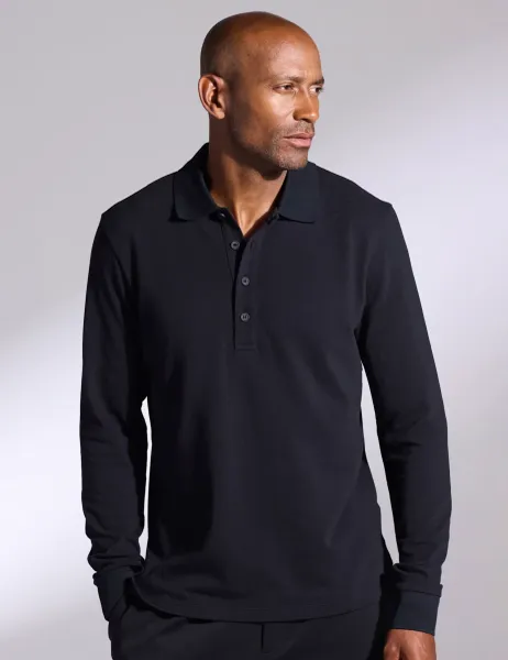 David Gandy Wellwear Pure Cotton Polo Shirt Black