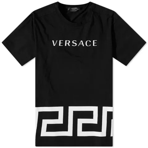 Greek Band Hem Logo T-Shirt