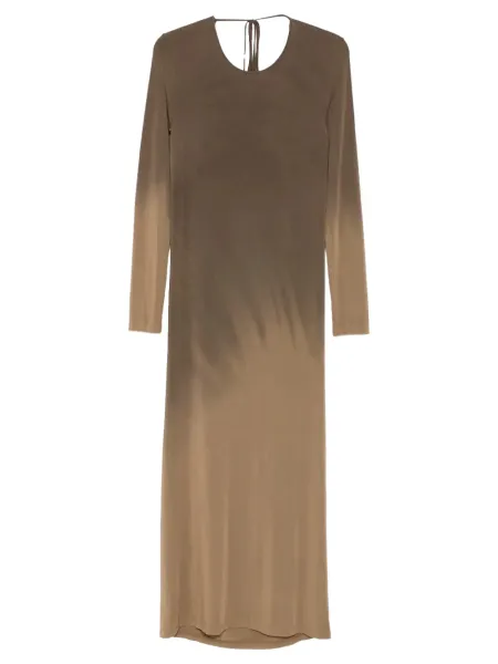Tea Dress Olive / Brown
