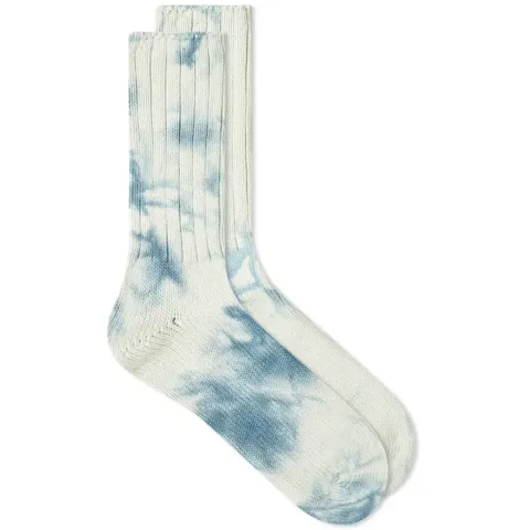 Uneven Dye Crew Sock