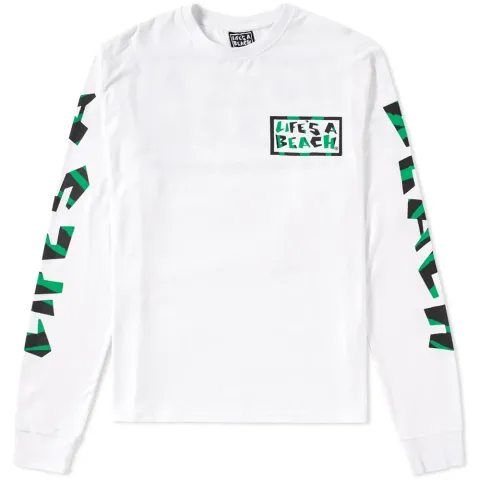 Life's a Beach Long Sleeve Jungle Logo Tee