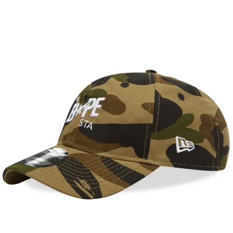 1st Camo BAPE Sta New Era Panel Cap