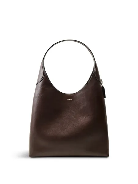 Coach Brooklyn 39 Leather Shoulder Bag Maple
