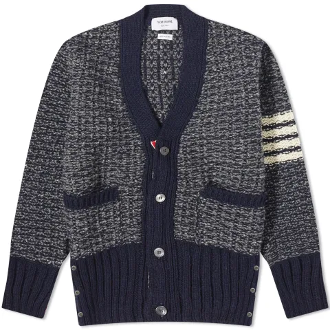 4-Bar Donegal V-Neck Cardigan