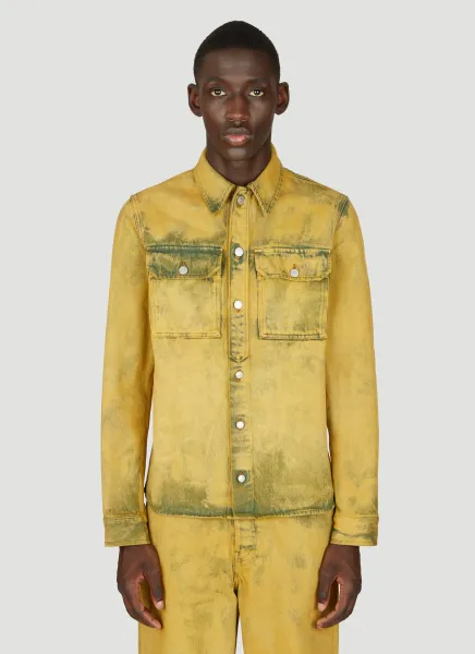 Distressed Denim Shirt
