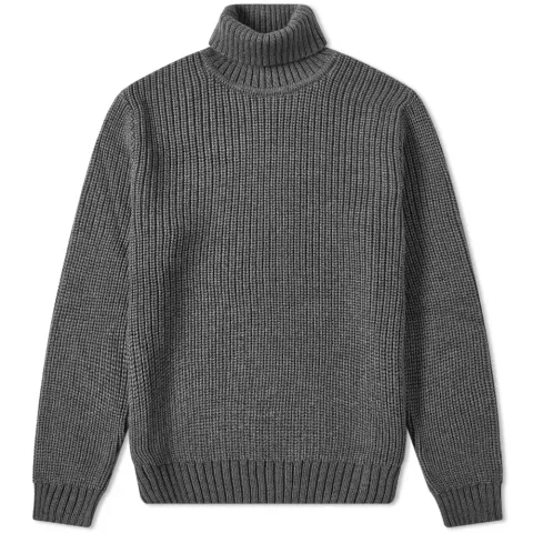 Line Roll Neck Knit