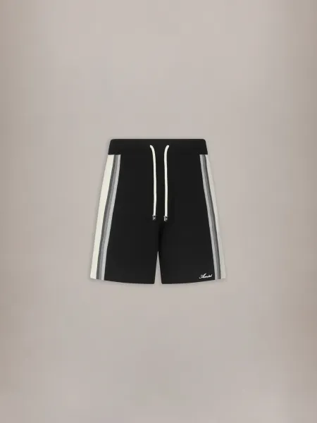 PANELS KNIT SHORT - Black