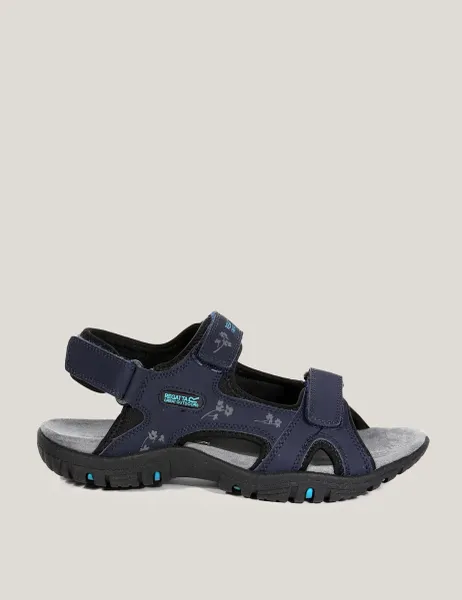 Regatta Harris Ankle Strap Sandals Navy Mix