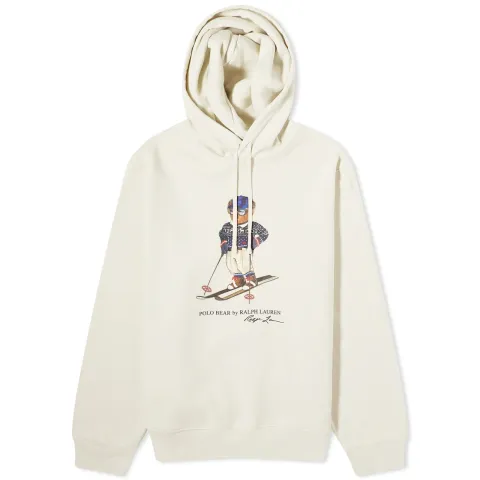 Skiing Bear Hoodie