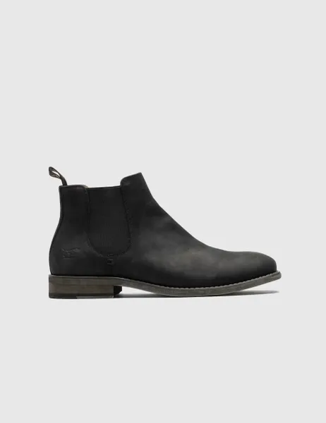 Rodd & Gunn Leather Chelsea Boots Black