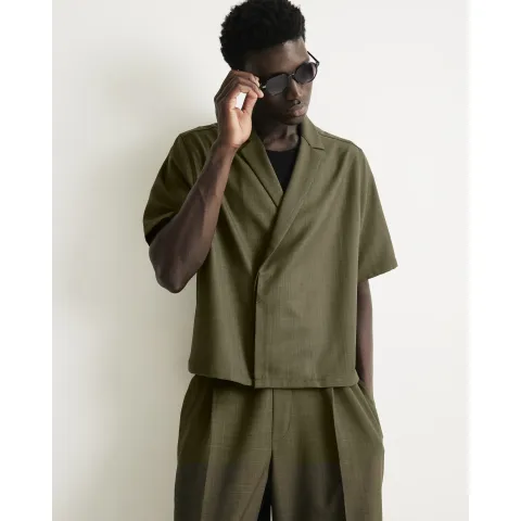 River Island Ri Studio Short Sleeve Wrap Blazer