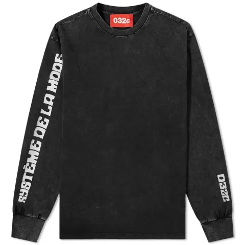 Long Sleeve Acid Washed T-Shirt
