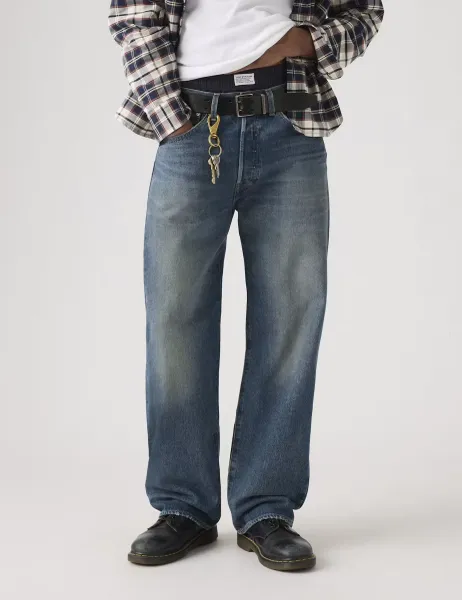 Levi's Levi's 501 Loose 5 Pocket Jeans Mid Blue