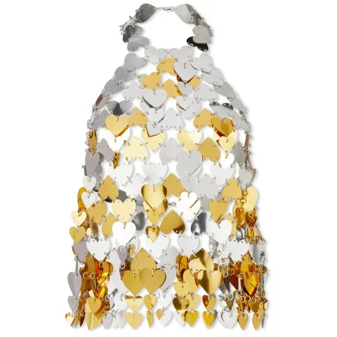 Heart Sequin Halter Top