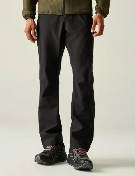 Regatta Highton Waterproof Stretch Trekking Trousers Black