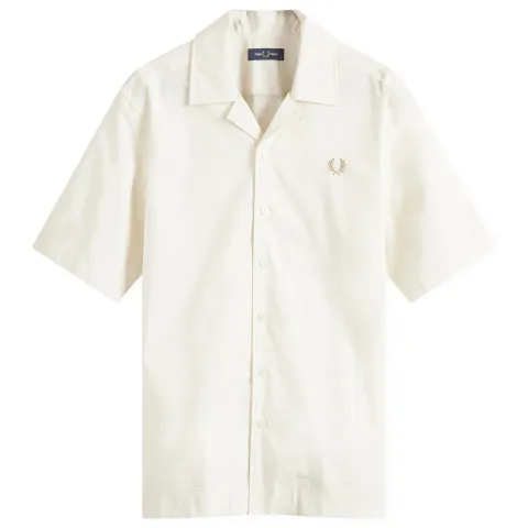 Ribbed Hem Vacation Shirt