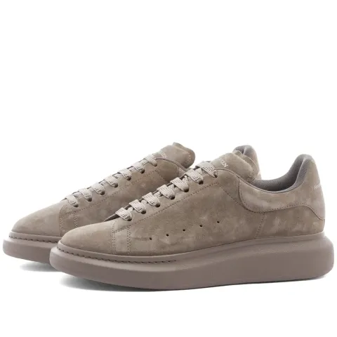 Heel Tab Nubuck Wedge Sole Sneaker