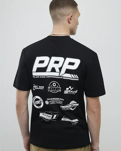 River Island Regular Fit Prp Badge T-Shirt