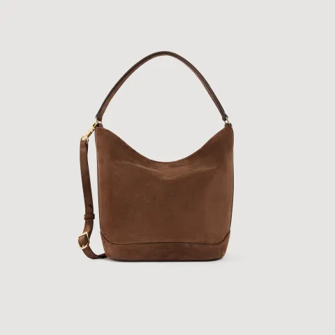 TANGOSO suede bucket bag