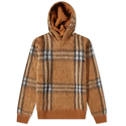 Malone Check Mohair Hoodie