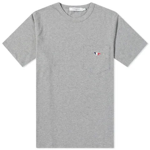 Maison Kitsuné Tricolor Fox Patch Pocket T-Shirt