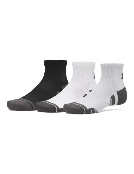 Under Armour 3 Pack Performance Tech Socks Grey Mix