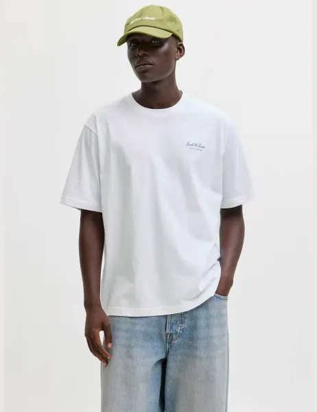 Jack & Jones Pure Cotton T-Shirt White