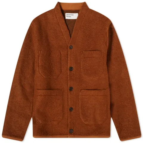 Wool Fleece Cardigan