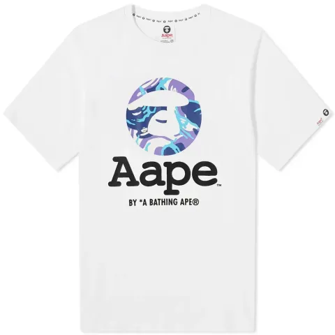 AAPE Moon Face PPK Camo Tee