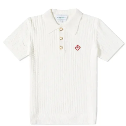 Boucle Knit Polo