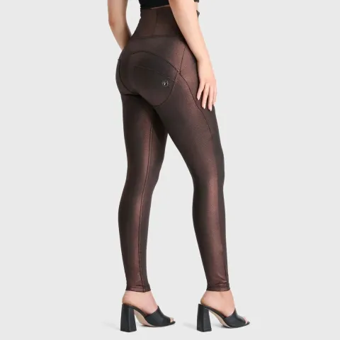 Freddy WRUP Luxe Shimmer - Super High Waisted - Full Length - Bronze