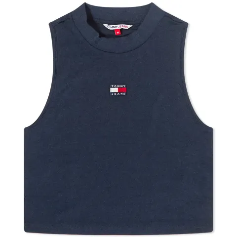 Xs Badge High Neck Tank Top