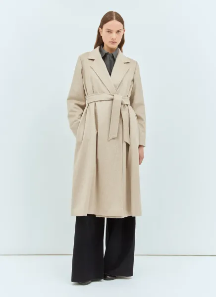 Flared Cashmere Coat