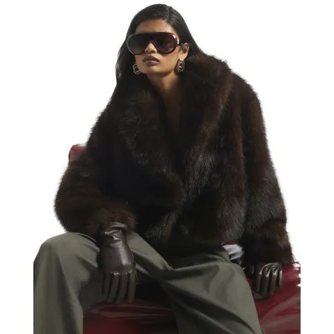 River Island Faux Fur Short Jacket