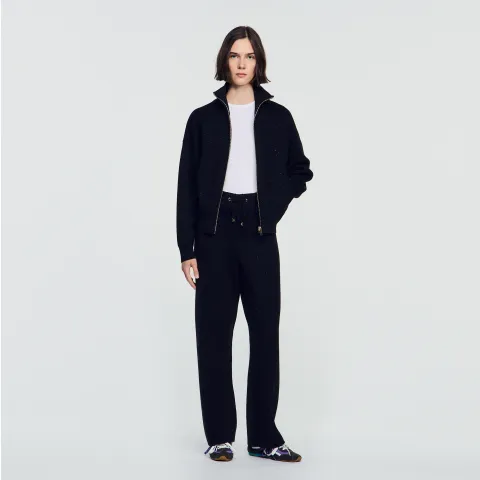 SANDRO Rhinestone jogging trousers
