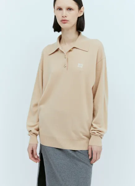 Cashmere Knit Polo Shirt